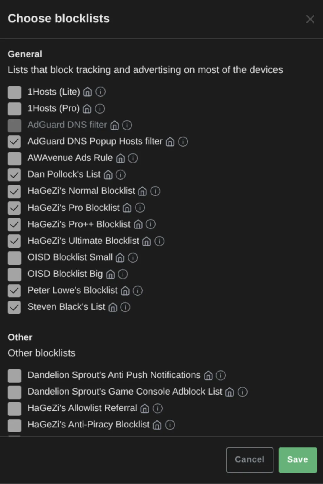 Add to blocklist